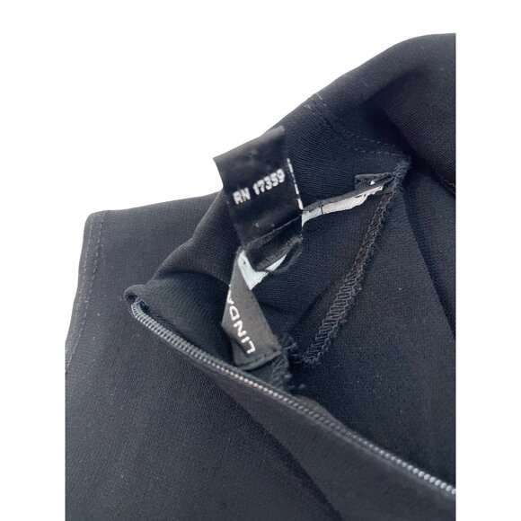 Linda Allard Ellen Tracy Black Sleeveless Zip-Back Top Womens Size 2 52d - Picture 7 of 7